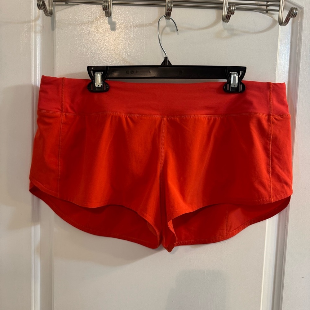Lululemon Speed Up Low-Rise Short 2.5” Carnation Red